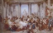 Thomas Couture The Romans of the Decadence china oil painting reproduction